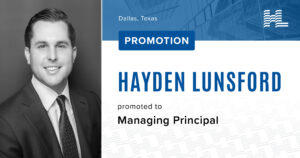 Hayden Lunsford Promoted to Managing Principal